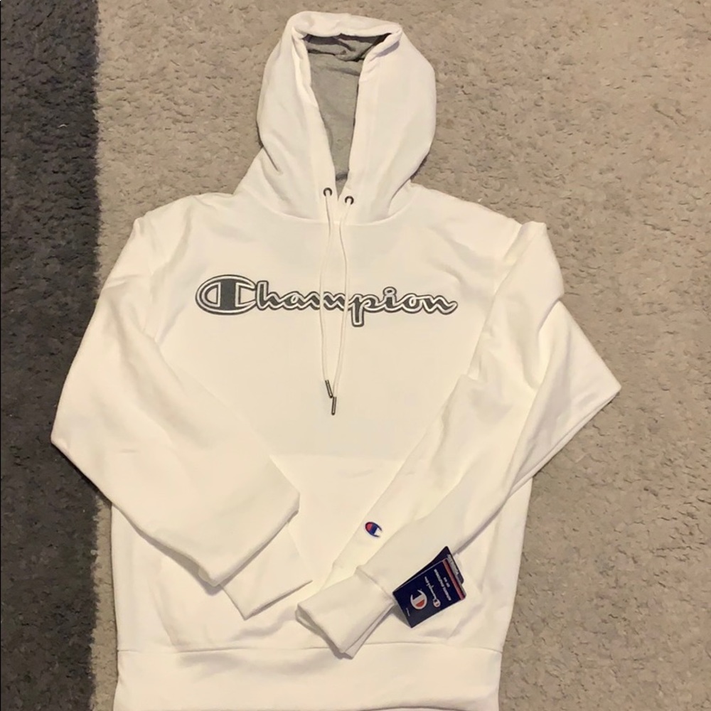 white champion hoodie